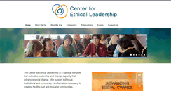 Desktop Screenshot of ethicalleadership.org